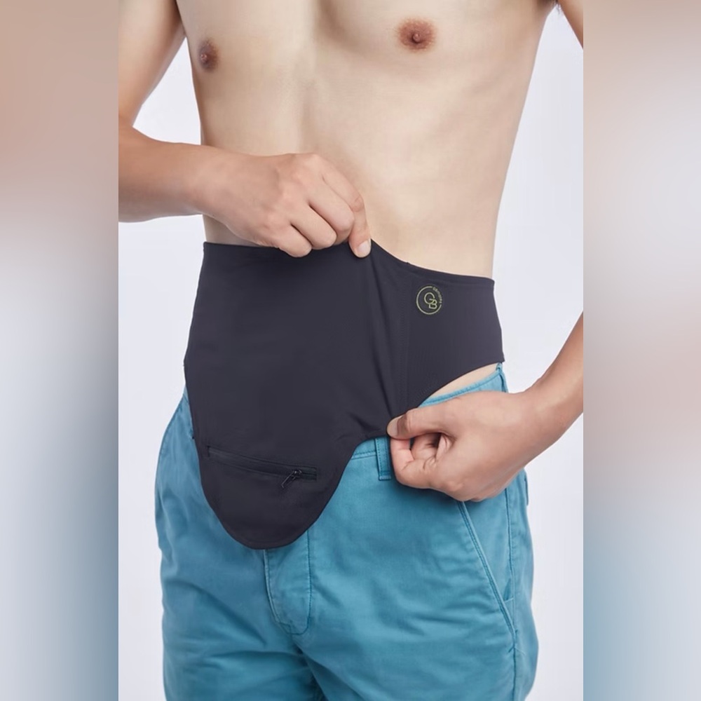 GBmates Ostomy Belt - MattBlack - Size Medium - New